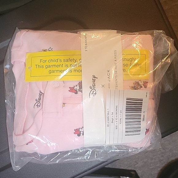 Disney Janie and Jack Footed PJ - Picture 1 of 4